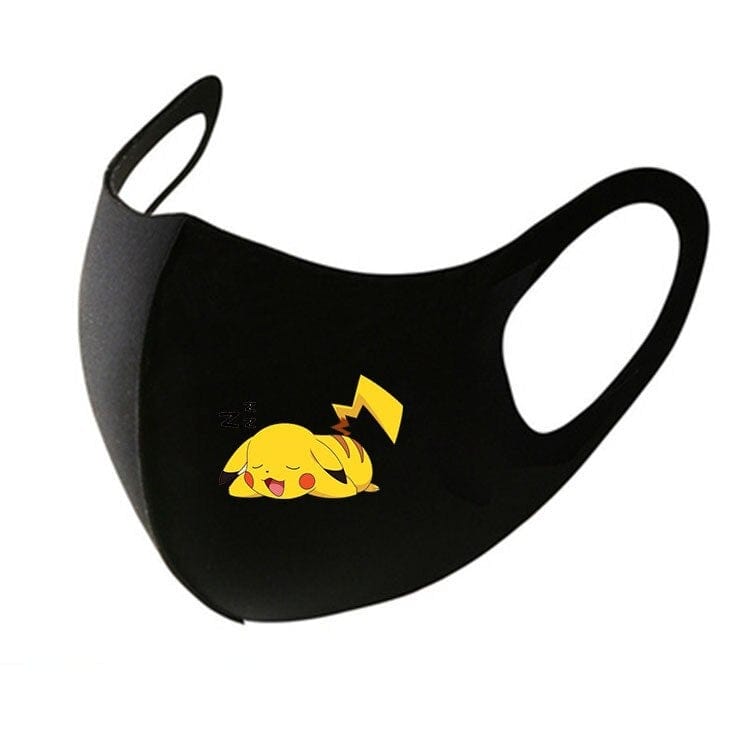 KAWAII Pokemon Anime Film Series  Pikachu respirator face mask Adult Child gauze mask Soft Used multiple times Boy girl Gift - wirbe-welt.shop