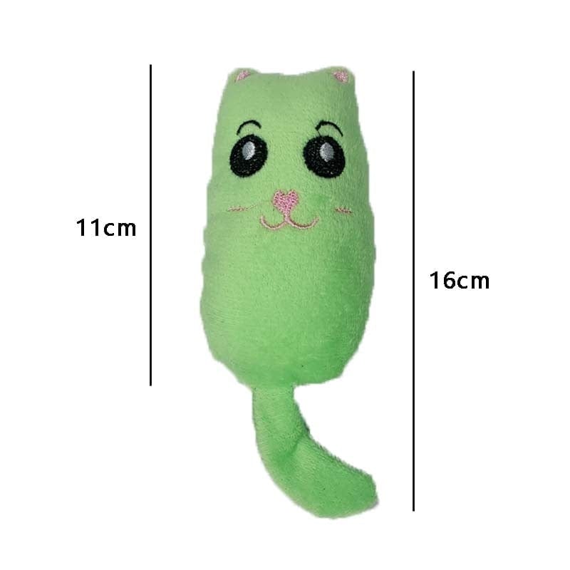 Katzen Spielzeug zum Krallen wetzen, beißen und jagen - Plüsch Spielzeug für Katze - wirbe-welt.shop