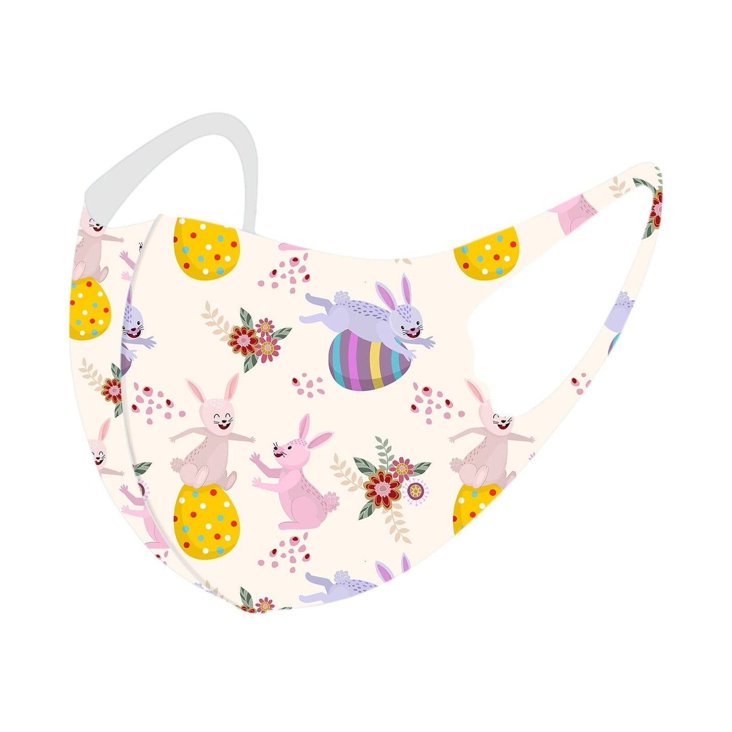 Child Cartoon Print Face Masks Breathable Safe Protection Stretch Mask Kids Easter Face Reusable Earloop Bandage Masques 0-3 Y - wirbe-welt.shop