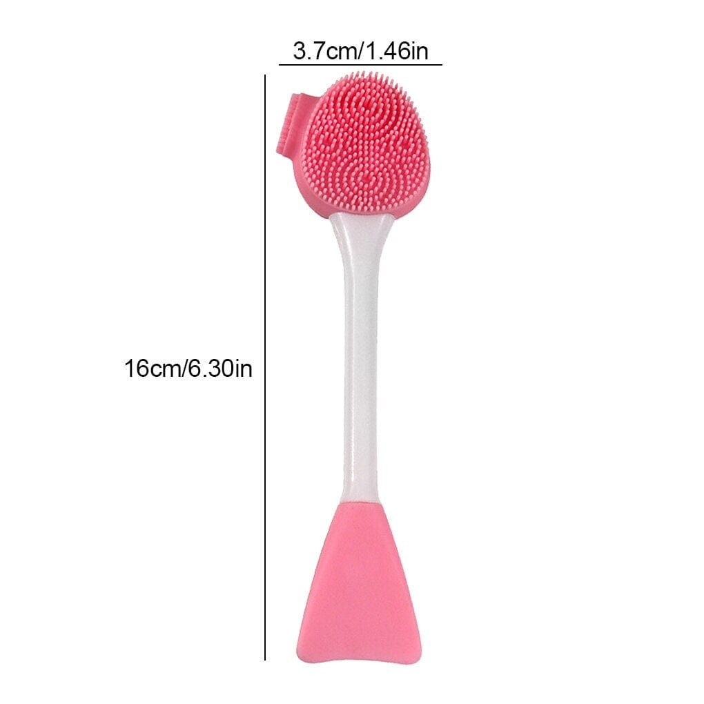 Double Side Silicone Facial Cleanser Brush Soft Hair Face Massage Washing Brush Blackhead Remover Portable Skin Care Tool - wirbe-welt.shop