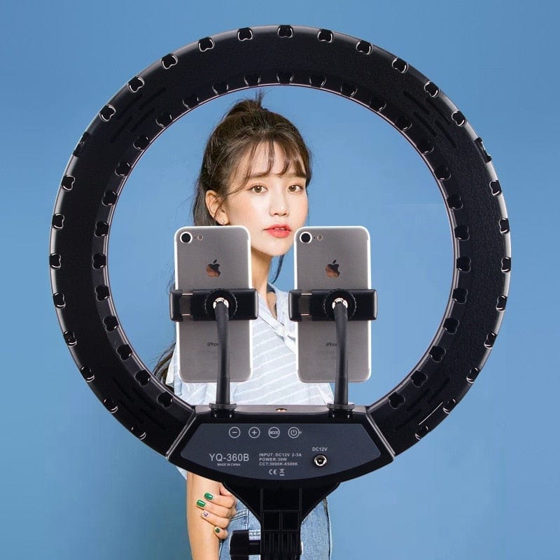 14" LED Ring Light Photographic Selfie Ring Lighting with Stand for Smartphone Youtube Makeup Video Studio Tripod Ring Light - wirbe-welt.shop