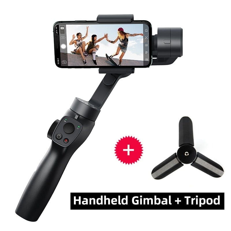 Baseus 3-Axis Handheld Gimbal Wireless Bluetooth Phone Gimbal Stabilizer for iPhone Tripod Gimbal Smartphone Stabilizer Gimbal - wirbe-welt.shop