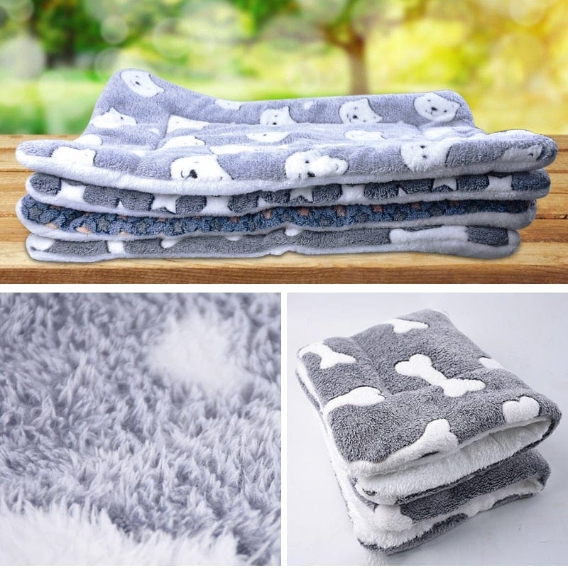 Plush Dog Cat Mat Soft  Blanket Dog Pet  Blanket Bed Accessories Pet Supplies Keep Warm In Winter Soft Pet Soft Blanket - wirbe-welt.shop