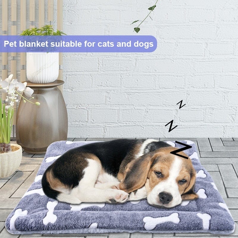 Plush Dog Cat Mat Soft  Blanket Dog Pet  Blanket Bed Accessories Pet Supplies Keep Warm In Winter Soft Pet Soft Blanket - wirbe-welt.shop