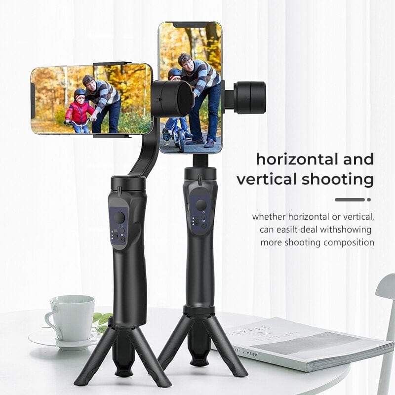 Gimbal H4 3 Axis USB Charging Video Record Support Universal Adjustable Direction Handheld Gimbal Smartphone Stabilizer Vlog - wirbe-welt.shop