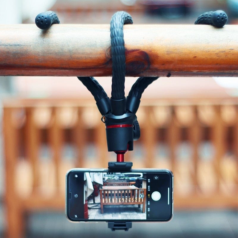 MT-11 Octopus Tripod for DSLR Camera Smartphone Magic Arm W Detachable Ballhead Hot Shoe Phone Clip - wirbe-welt.shop
