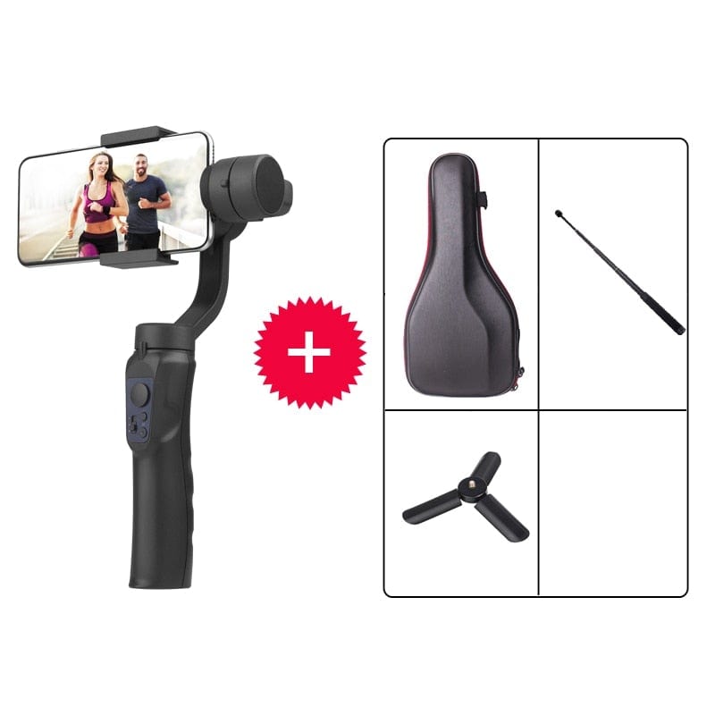 Gimbal H4 3 Axis USB Charging Video Record Support Universal Adjustable Direction Handheld Gimbal Smartphone Stabilizer Vlog - wirbe-welt.shop