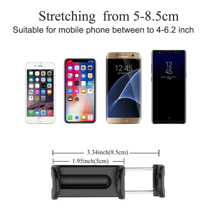 Fimilef Car Rearview Mirror Phone Holder Adjustable Phone Stand black Smartphone Car Holder for Phone Mobile Phone Accessories - wirbe-welt.shop