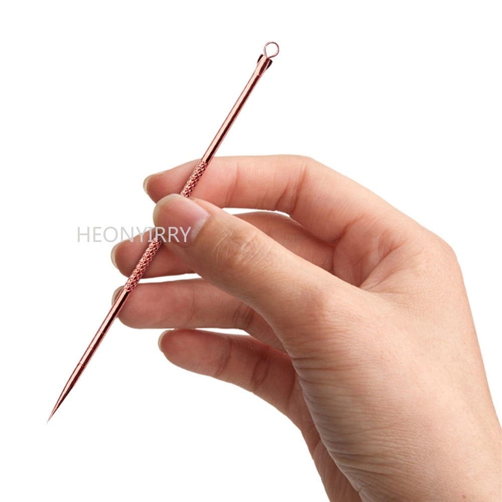 4PCS Acne Blackhead Comedone Black Spot Pimple Blemish Remover Skin Care Women Beauty Acne Treatment Pore Cleanser Needle Hook - wirbe-welt.shop