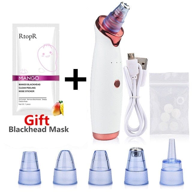 Facial Blackhead Remover Electric Acne Cleaner Blackhead Black Point Vacuum Cleaner Tool Black Spots Pore Cleaner Machine - wirbe-welt.shop