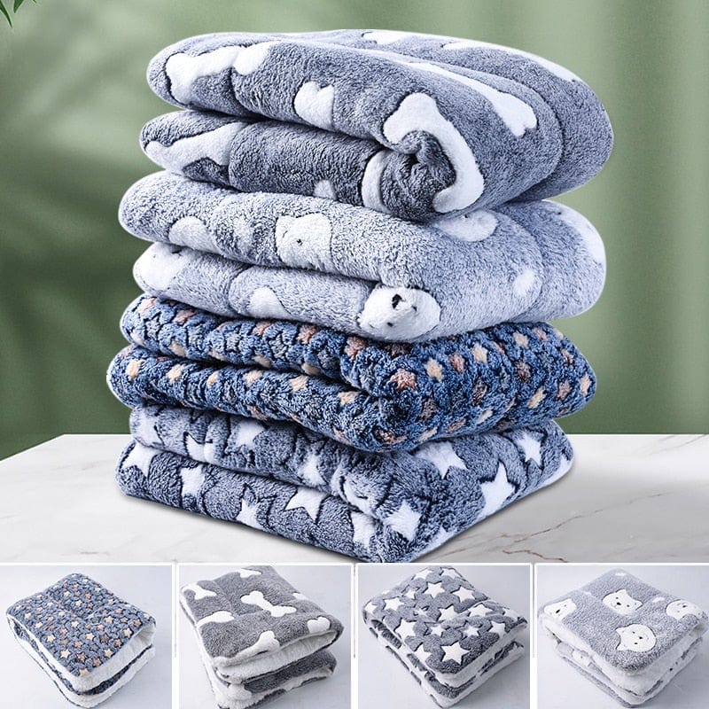 Plush Dog Cat Mat Soft  Blanket Dog Pet  Blanket Bed Accessories Pet Supplies Keep Warm In Winter Soft Pet Soft Blanket - wirbe-welt.shop