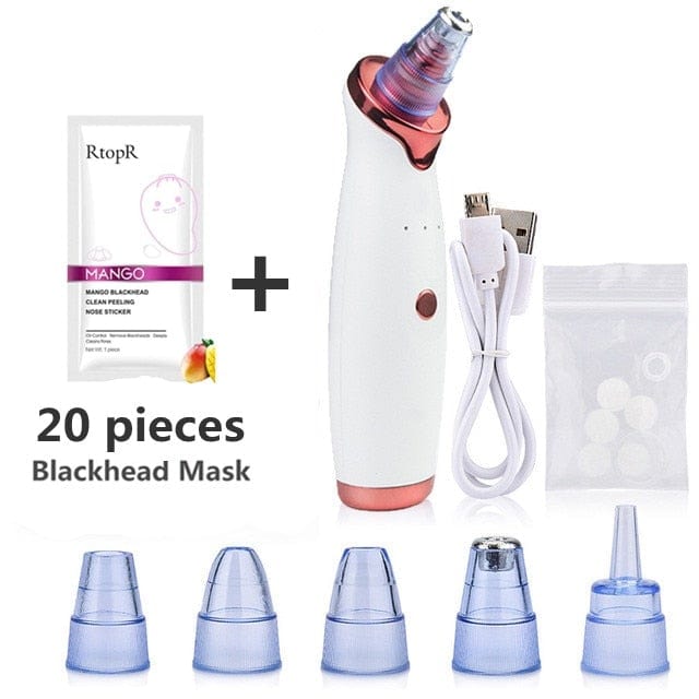 Facial Blackhead Remover Electric Acne Cleaner Blackhead Black Point Vacuum Cleaner Tool Black Spots Pore Cleaner Machine - wirbe-welt.shop
