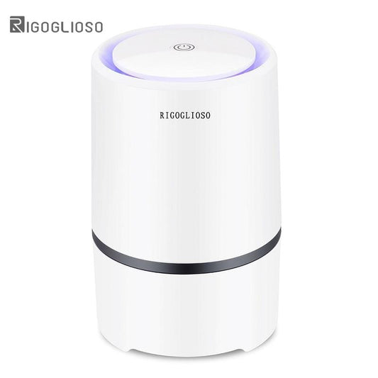 RIGOGLIOSO Luftreiniger Luftreiniger für Haus HEPA-Filter 5V USB-Kabel Low Noise Luftreiniger mit Nachtlicht Desktop GL2103 - wirbe-welt.shop