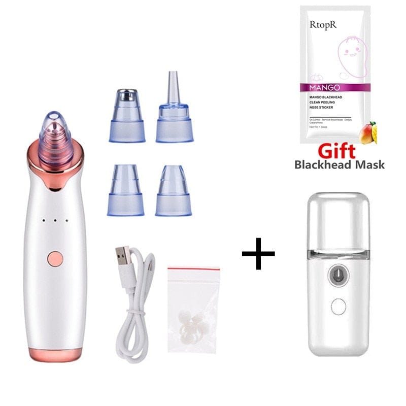 Facial Blackhead Remover Electric Acne Cleaner Blackhead Black Point Vacuum Cleaner Tool Black Spots Pore Cleaner Machine - wirbe-welt.shop