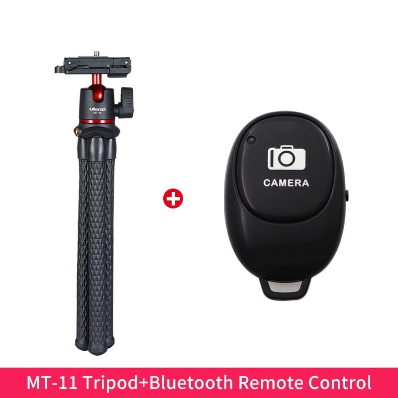MT-11 Octopus Tripod for DSLR Camera Smartphone Magic Arm W Detachable Ballhead Hot Shoe Phone Clip - wirbe-welt.shop