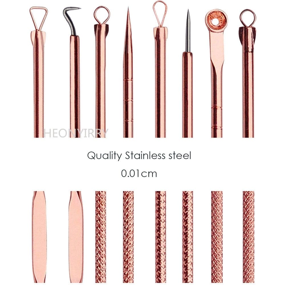 4PCS Acne Blackhead Comedone Black Spot Pimple Blemish Remover Skin Care Women Beauty Acne Treatment Pore Cleanser Needle Hook - wirbe-welt.shop