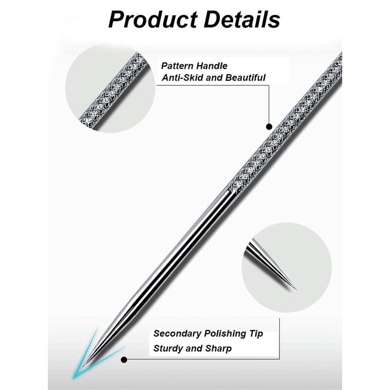 4 Pcs Stainless Steel Acne Removal Needles Pimple Blackhead Remover Tools Spoon Face Skin Care Tools Needles Facial Pore Cleaner - wirbe-welt.shop