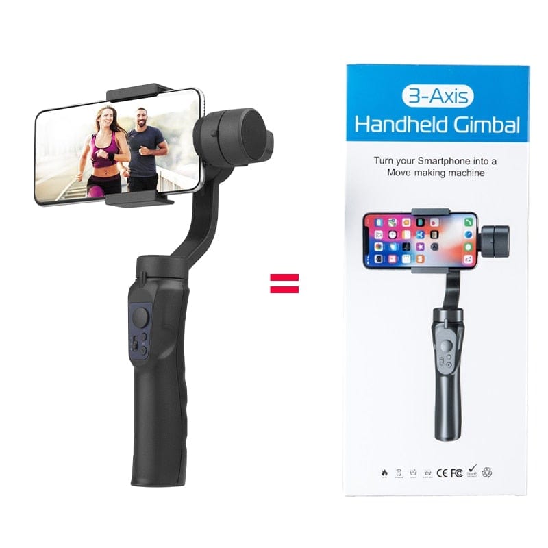 Gimbal H4 3 Axis USB Charging Video Record Support Universal Adjustable Direction Handheld Gimbal Smartphone Stabilizer Vlog - wirbe-welt.shop
