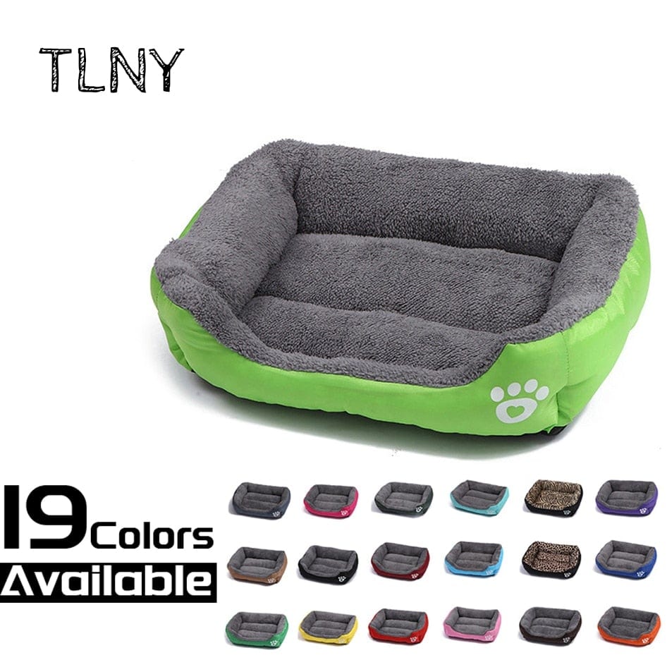 TLNY 19Colors Large Pet Cat Dog Bed Warm Cozy Dog House Soft Fleece Nest Dog Baskets Mat Waterproof Kennel Chew Proof Dog Bed - wirbe-welt.shop