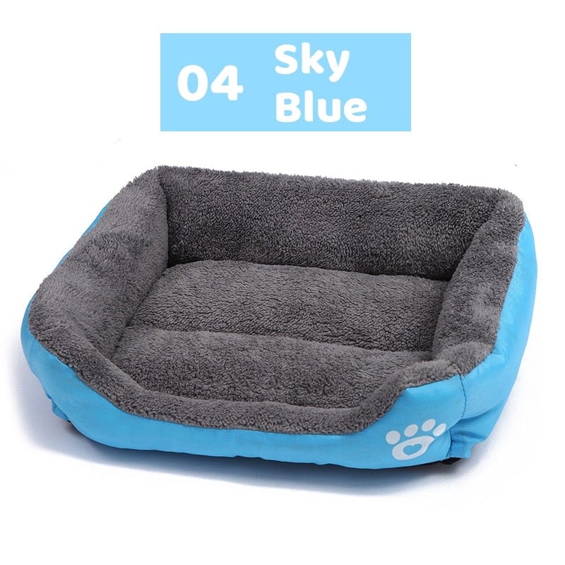 TLNY 19Colors Large Pet Cat Dog Bed Warm Cozy Dog House Soft Fleece Nest Dog Baskets Mat Waterproof Kennel Chew Proof Dog Bed - wirbe-welt.shop