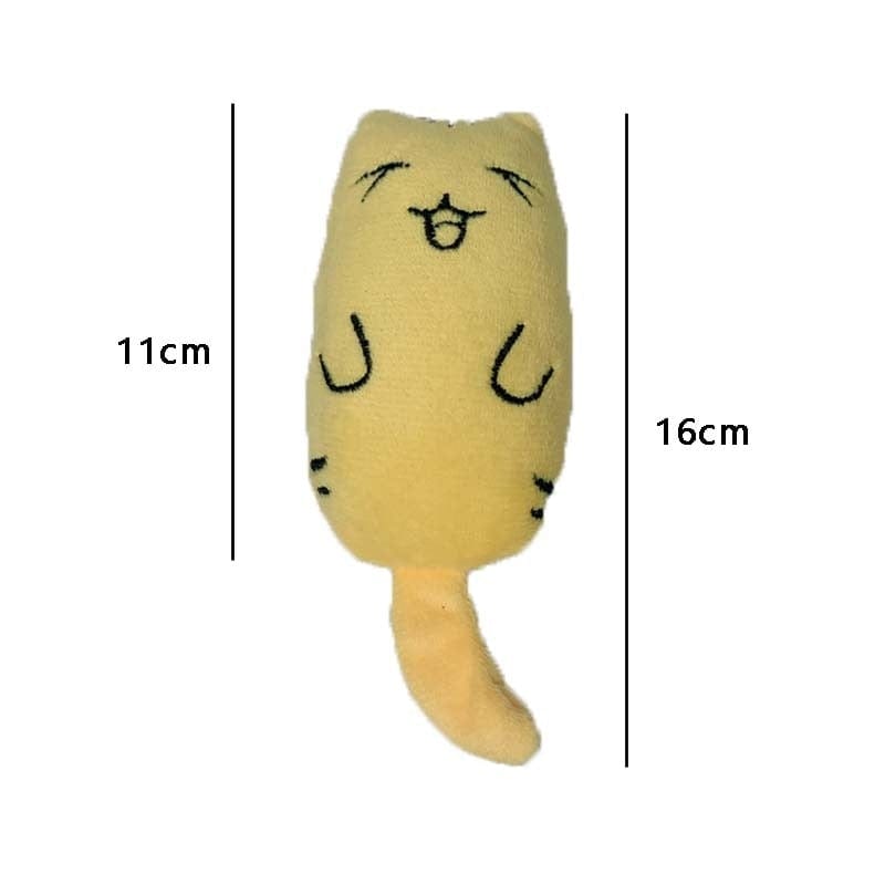 Katzen Spielzeug zum Krallen wetzen, beißen und jagen - Plüsch Spielzeug für Katze - wirbe-welt.shop