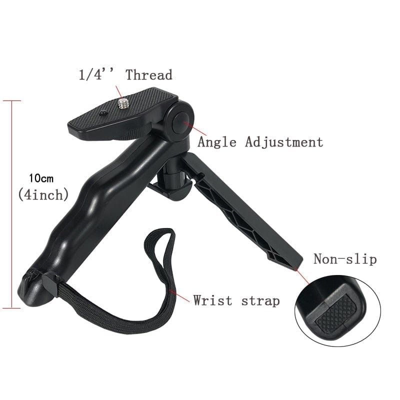 Desktop Live Mobile Phone Bracket Tripod Handheld Holder for GoPro Sports Action Camera for iPhone Samsung Smartphone Accessory - wirbe-welt.shop
