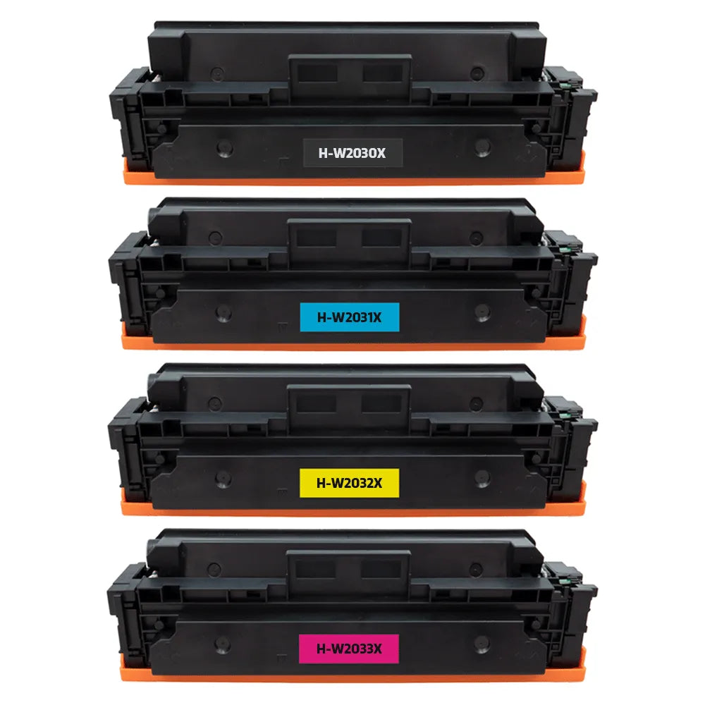 HP DC Toner W2031X/415X (mit Chip) - Alle 4 Farben Farbe: Cyan  Seitenanzahl： 6000  Zertifikate: ISO9001,ISO14001,CE,Rohs,STMC  Kompatibel mit HP Color LaserJet Pro M454dn/M454dw HP Color LaserJet Pro MFP M479dw/M479fdn/M479fdw HP Color LaserJet Pro M454nw HP Color LaserJet Enterprise M455dn HP Color LaserJet Enterprise MFP M480f HP Color LaserJet Managed E45028