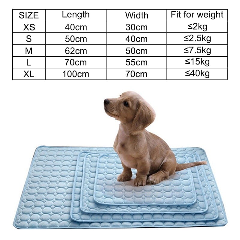 Dog Mat Cooling Summer Pad Mat For Dogs Cat Blanket Sofa Breathable Pet Dog Bed Summer Washable For Small Medium Large Dogs Car - wirbe-welt.shop