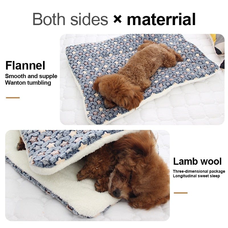 Plush Dog Cat Mat Soft  Blanket Dog Pet  Blanket Bed Accessories Pet Supplies Keep Warm In Winter Soft Pet Soft Blanket - wirbe-welt.shop