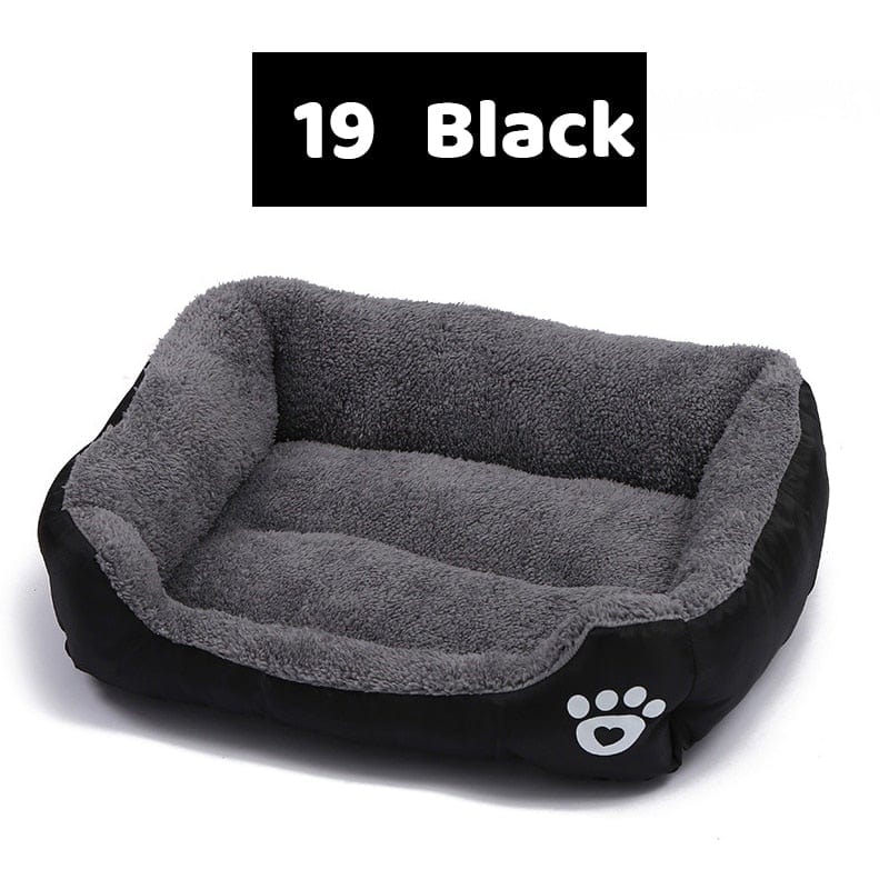TLNY 19Colors Large Pet Cat Dog Bed Warm Cozy Dog House Soft Fleece Nest Dog Baskets Mat Waterproof Kennel Chew Proof Dog Bed - wirbe-welt.shop