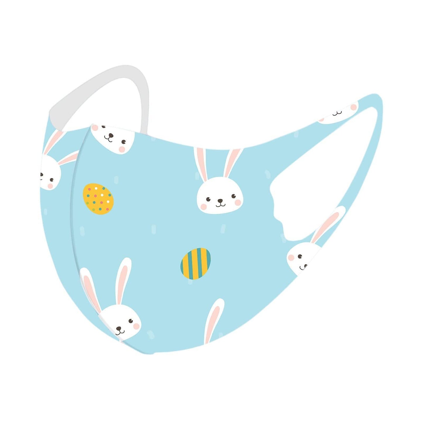 Child Cartoon Print Face Masks Breathable Safe Protection Stretch Mask Kids Easter Face Reusable Earloop Bandage Masques 0-3 Y - wirbe-welt.shop