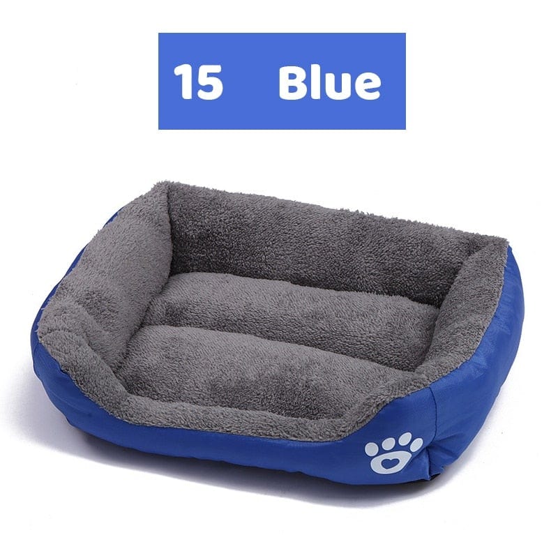 TLNY 19Colors Large Pet Cat Dog Bed Warm Cozy Dog House Soft Fleece Nest Dog Baskets Mat Waterproof Kennel Chew Proof Dog Bed - wirbe-welt.shop