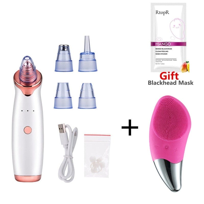 Facial Blackhead Remover Electric Acne Cleaner Blackhead Black Point Vacuum Cleaner Tool Black Spots Pore Cleaner Machine - wirbe-welt.shop