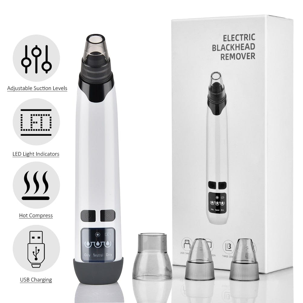 Blackhead Remover Pore Cleaner Vacuum Suction Acne Remover Pimple Black Dot Removal Facial Cleaning Beauty Tools Face Skin Care - wirbe-welt.shop
