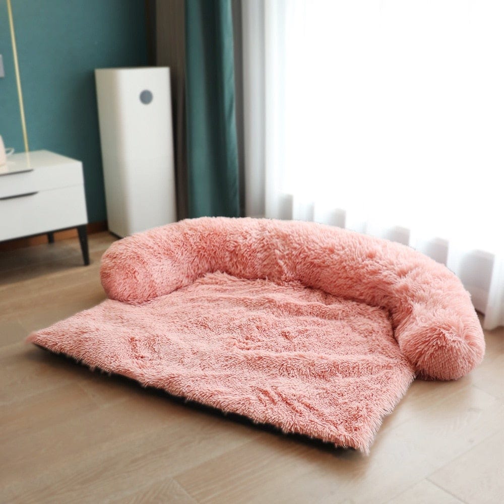 Removable Plush Pet Dog Bed Sofa for Large Dogs House Mat Kennel Winter Warm Cat Bed Pad Washable Dog Cushion Blanket Sofa Cover - wirbe-welt.shop