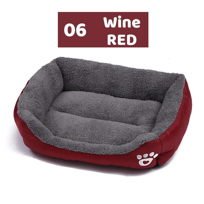 TLNY 19Colors Large Pet Cat Dog Bed Warm Cozy Dog House Soft Fleece Nest Dog Baskets Mat Waterproof Kennel Chew Proof Dog Bed - wirbe-welt.shop