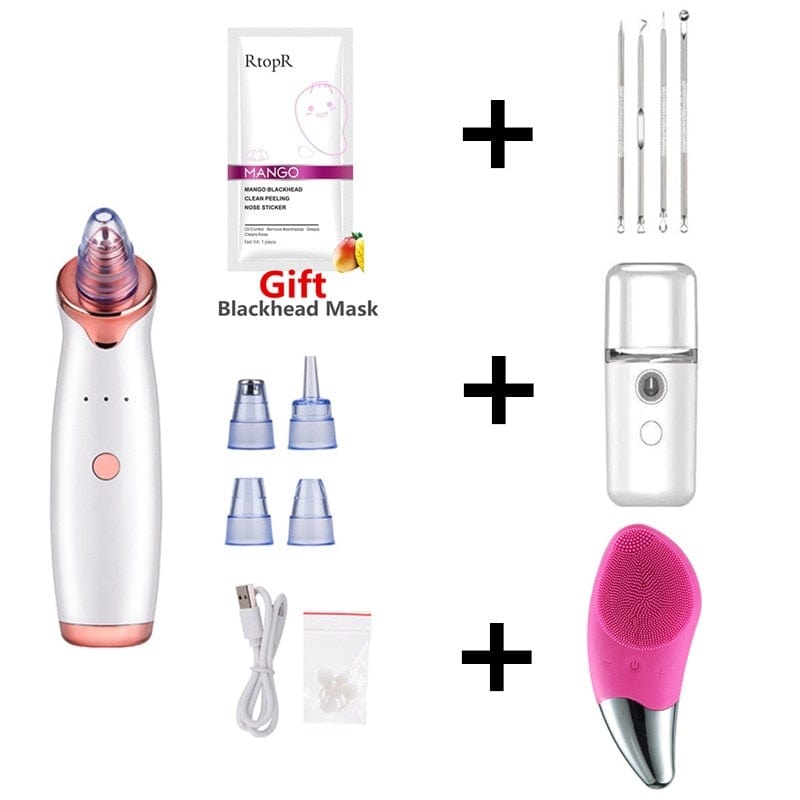 Facial Blackhead Remover Electric Acne Cleaner Blackhead Black Point Vacuum Cleaner Tool Black Spots Pore Cleaner Machine - wirbe-welt.shop