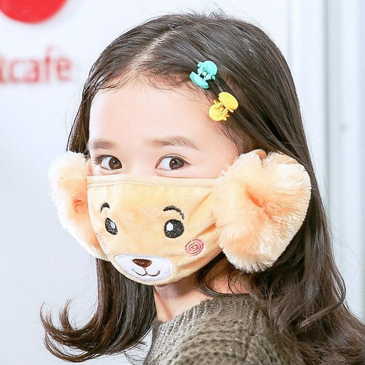 Winter Gesichtsmaske für Kinder mit Ohrenwärmer - wirbe-welt.shop