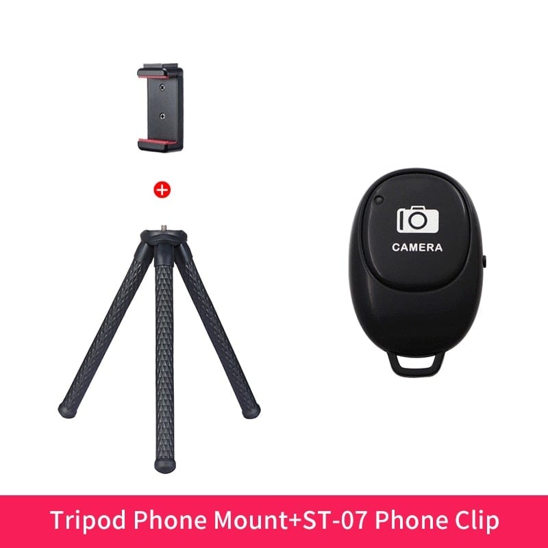 MT-11 Octopus Tripod for DSLR Camera Smartphone Magic Arm W Detachable Ballhead Hot Shoe Phone Clip - wirbe-welt.shop