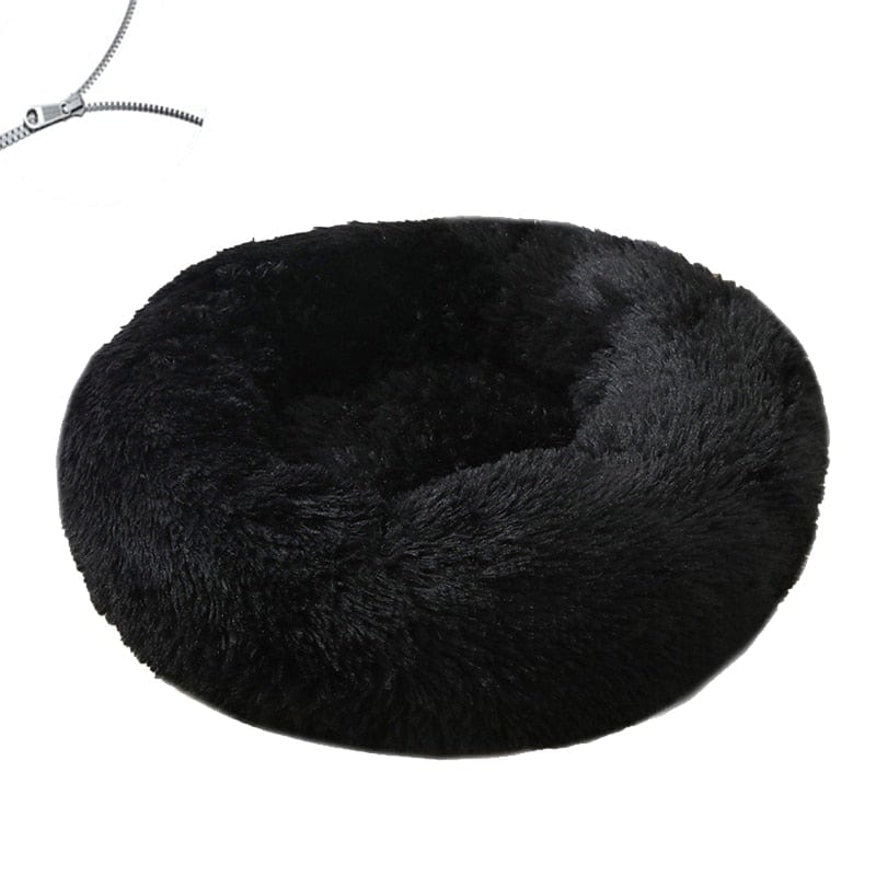 Round Dog Bed Cushion Soft Plush Cat Beds for Dog Cat Winter Warm Sleeping Pet Kennel Removable Dog Sofa Mat Large Dogs House - wirbe-welt.shop