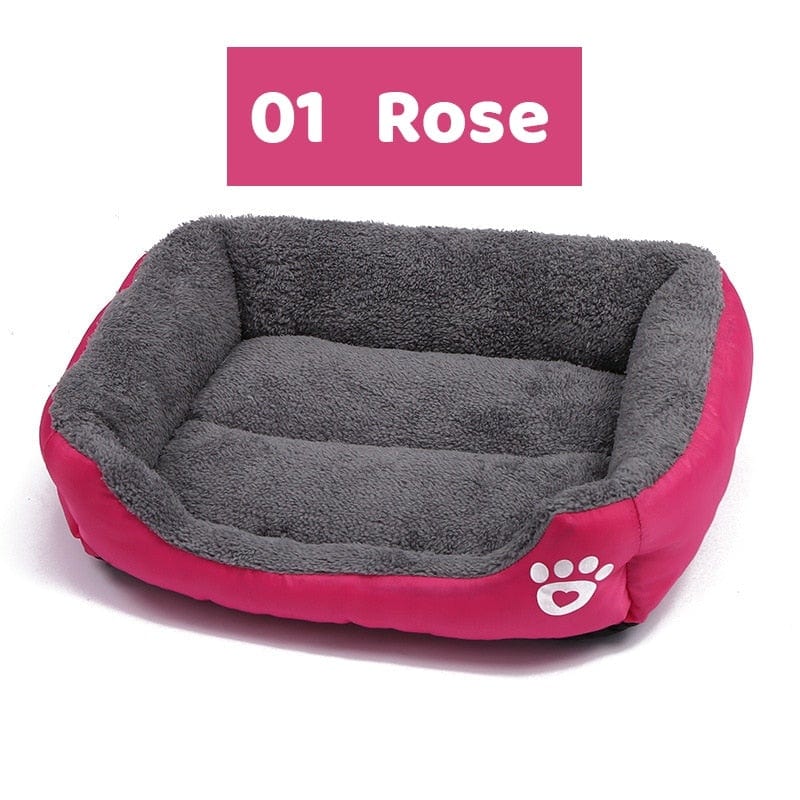 TLNY 19Colors Large Pet Cat Dog Bed Warm Cozy Dog House Soft Fleece Nest Dog Baskets Mat Waterproof Kennel Chew Proof Dog Bed - wirbe-welt.shop