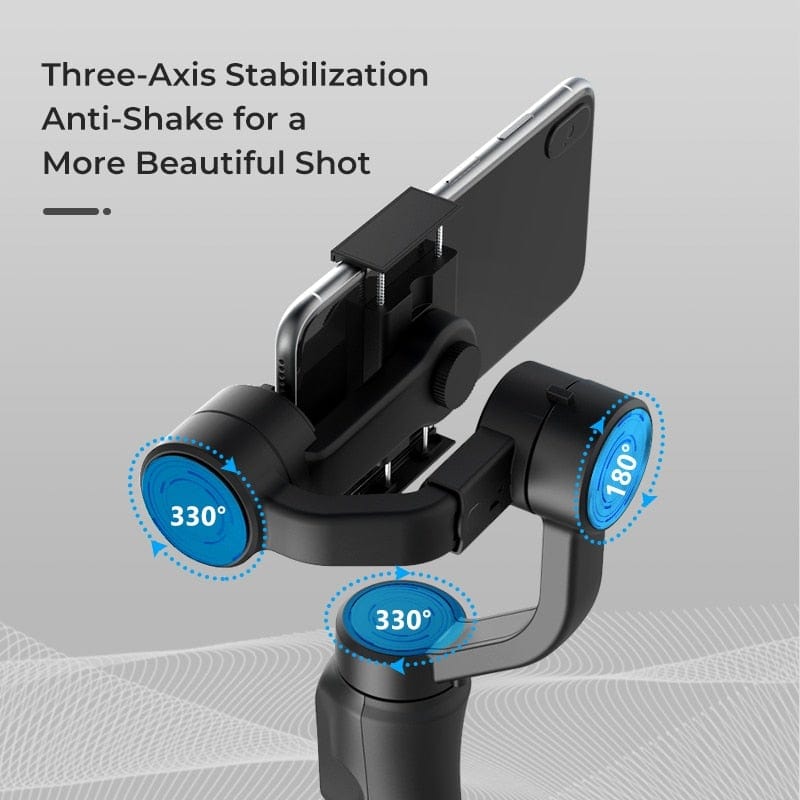 Gimbal H4 3 Axis USB Charging Video Record Support Universal Adjustable Direction Handheld Gimbal Smartphone Stabilizer Vlog - wirbe-welt.shop