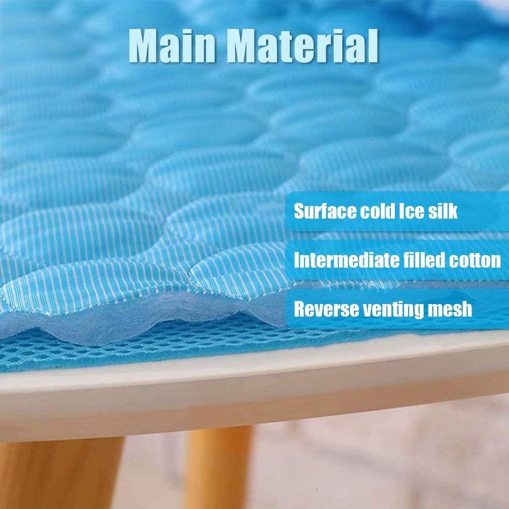 Washable Summer Cooling Mat for Dogs Cats Kennel Mat Breathable Pet Crate Pad Cusion Sleep Mat Pet Self Cooling Mat - wirbe-welt.shop