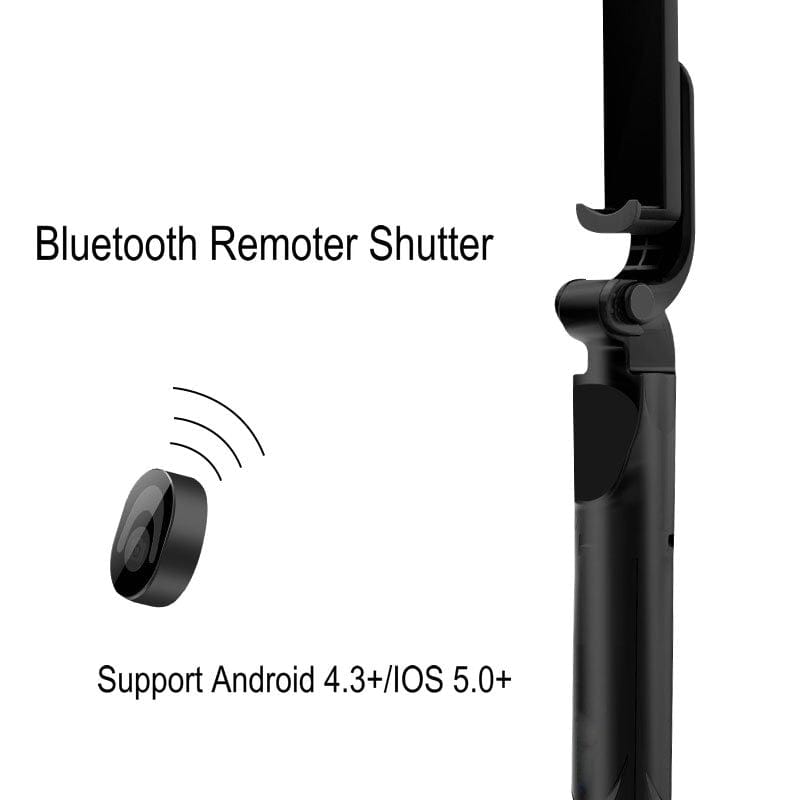 3 In 1 Selfie Stick Phone Tripod Extendable Monopod with Bluetooth-compatible Remote for Smartphone Selfie Stick - wirbe-welt.shop