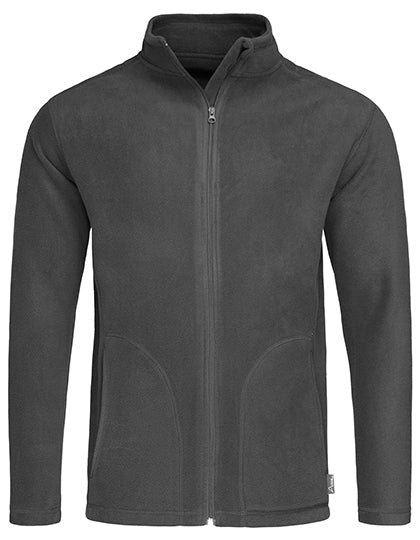 Herren Fleece-Jacke -  Grösse XL -  Grey Steel (Solid)
