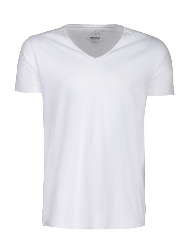 Herren  T-Shirt mit V-Neck aus trendigem Slub Garn - wirbe-welt.shop