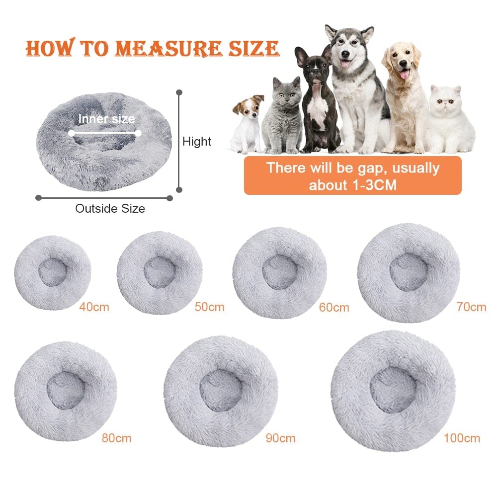 Dog Beds House Sofa Round Plush Mat For Small Medium Dogs Large Labradors Cat House Pet Bed Dcpet Best Dropshipping - wirbe-welt.shop