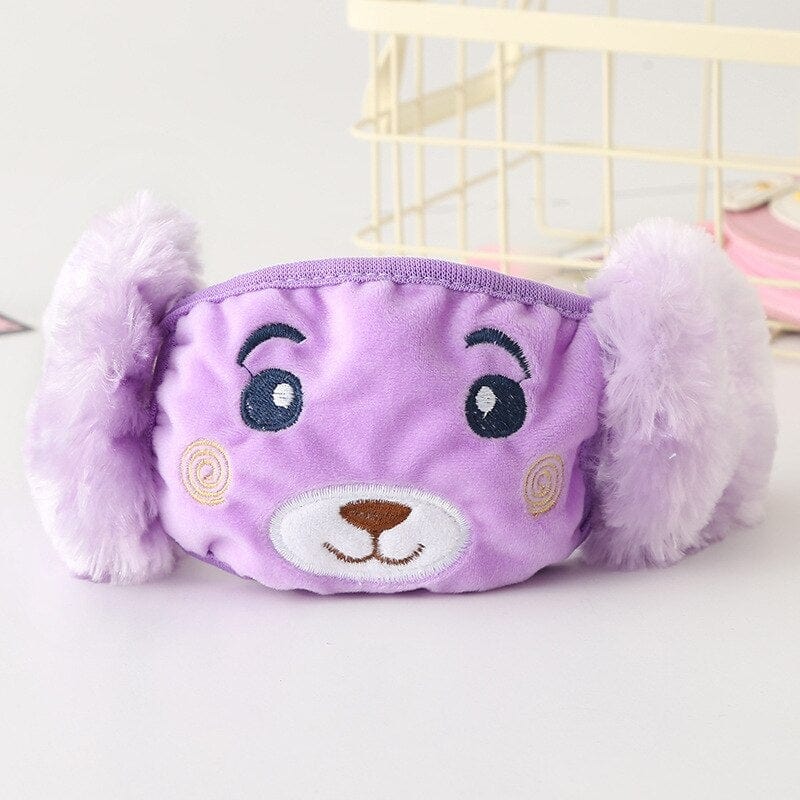 Winter Gesichtsmaske für Kinder mit Ohrenwärmer - wirbe-welt.shop