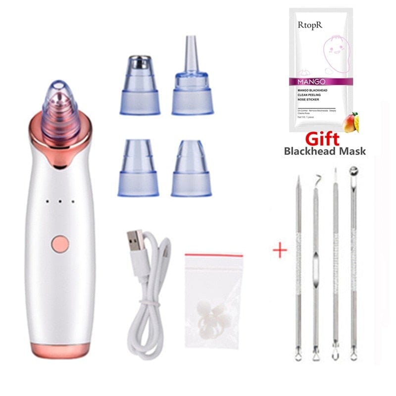 Facial Blackhead Remover Electric Acne Cleaner Blackhead Black Point Vacuum Cleaner Tool Black Spots Pore Cleaner Machine - wirbe-welt.shop