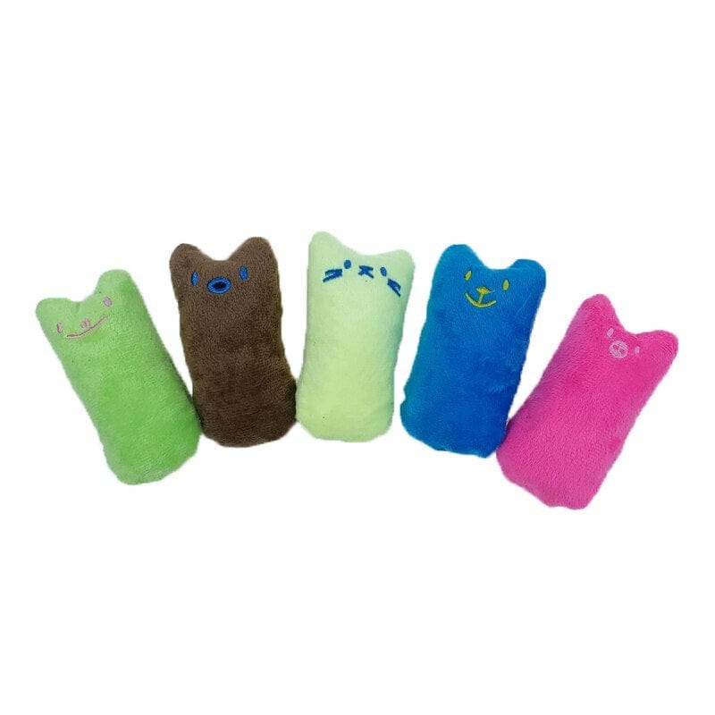 Katzen Spielzeug zum Krallen wetzen, beißen und jagen - Plüsch Spielzeug für Katze - wirbe-welt.shop